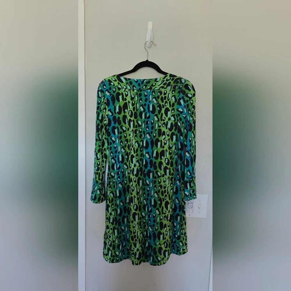 Diane Von Furstenberg Silk Mini Dress Size 2 - Picture 3 of 6